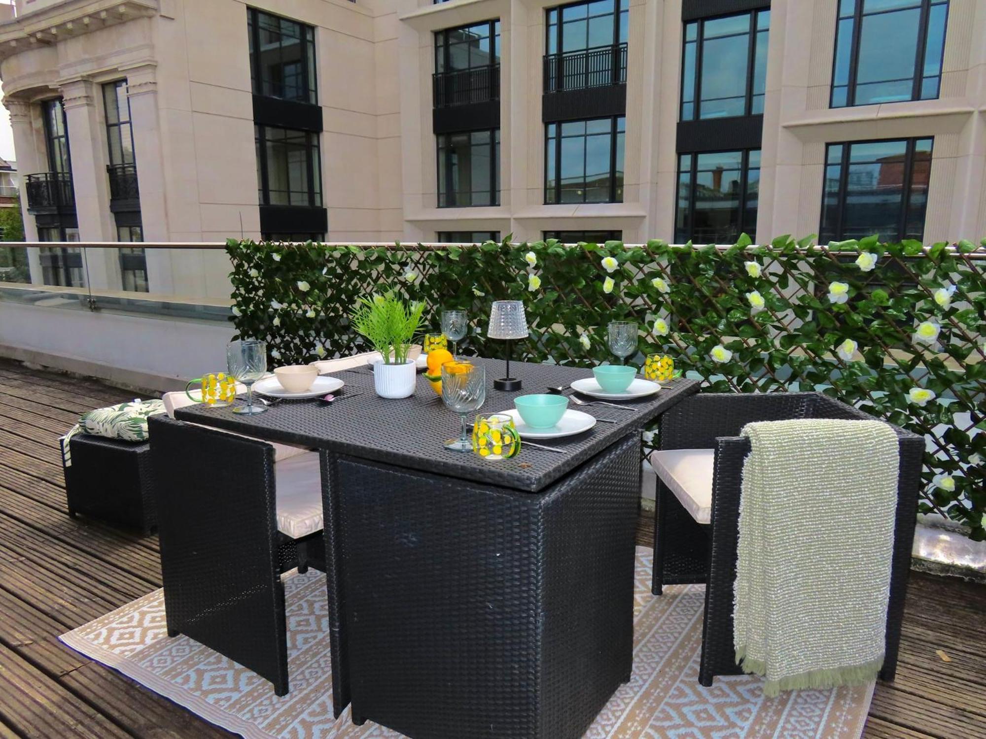 Spacious 3-Bed 3-Bath Luxury Apartment With Balcony Hyde Park London Luaran gambar